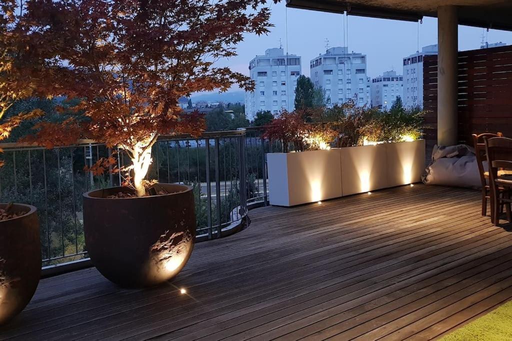 Appartamento Vista San Luca Con Terrazza Panoramica โบโลญญา ภายนอก รูปภาพ